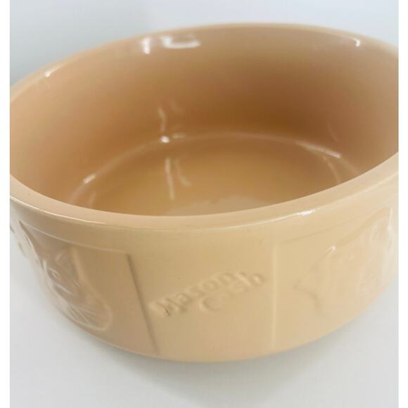 Mason Cash Stoneware Cane Lettered Dog Bowl - Picture 7 of 9